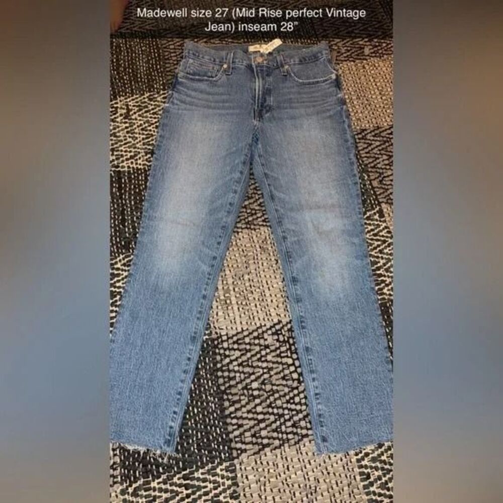 Madewell Women's Straight Leg Jeans - Blue